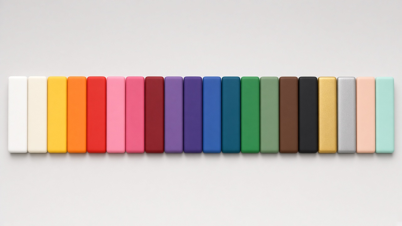 Fondant colour spectrum
